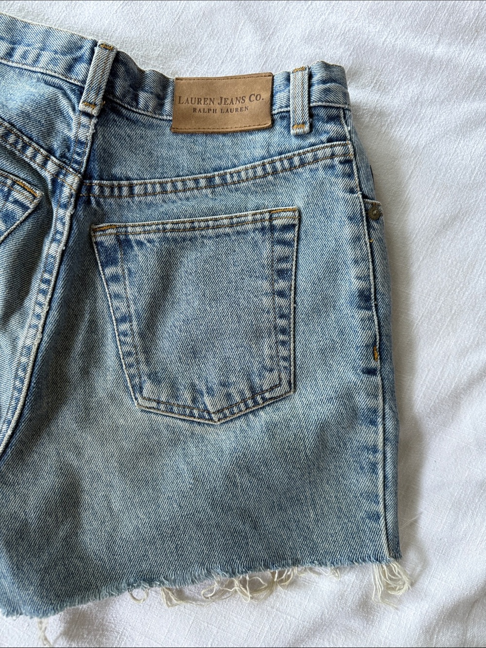 Ralph Lauren Light Blue Denim Jean Shorts